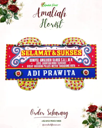 Karangan Bunga Ucapan Selamat di Sukakersa